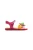 Agatha Ruiz De La Prada βρεφικά δερμάτινα σανδάλια με πολύχρωμο φιόγκο (25-27) – 242961 Ροζ
