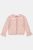 Alouette παιδική ζακέτα μονόχρωμη με glitter (6 μηνών-5 ετών) – 00261148 Ροζ