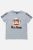 Alouette παιδικό T-shirt με ανάγλυφα γράμματα “Paul Frank” – 00351029 Γκρι