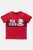 Alouette παιδικό T-shirt με ανάγλυφα γράμματα “Paul Frank” (12 μηνών – 5 ετών) – 00351032 Κόκκινο