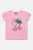 Alouette παιδικό T-shirt με τύπωμα glitter και στρας – 00251509 Ροζ
