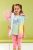 Alouette παιδικό αμάνικο μπουφάν διπλής όψης καπιτονέ με κουκούλα και μεταλλιζέ κέντημα – 00952896 Πολύχρωμο