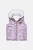 Alouette παιδικό αμάνικο μπουφάν διπλής όψης με κουκούλα και κέντημα “Paul Frank” (12 μηνών – 5 ετών) – 00351023 Λιλά
