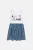 Alouette παιδικό αμάνικο φόρεμα με τύπωμα και άνοιγμα στην πλάτη “Snoopy” – 00140215 Λευκό
