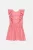 Alouette παιδικό βαμβακερό φόρεμα με βολάν και στρας – 00942065 Ροζ