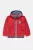 Alouette παιδικό μπουφάν με κουκούλα, patch και ανάγλυφο τύπωμα (6-14 ετών) – 00961650 Κόκκινο