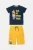 Alouette παιδικό σετ Five Star με T-shirt με ανάγλυφο τύπωμα και βερμούδα (6 – 16 ετών) – 00970598 Μπλε Σκούρο