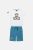 Alouette παιδικό σετ με βερμούδα και T-shirt με ανάγλυφα γράμματα “Paul Frank” (12 μηνών – 5 ετών) – 00370733 Λευκό