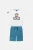 Alouette παιδικό σετ με βερμούδα και T-shirt με ανάγλυφα γράμματα “Paul Frank” (12 μηνών – 5 ετών) – 00370733 Λευκό
