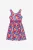 Alouette παιδικό φόρεμα Gym Tonic με floral μοτίβο και ανοιχτή πλάτη (6 – 14 ετών) – 00942089 Πολύχρωμο