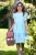Alouette παιδικό φόρεμα με γκοφρέ υφή και βολάν (6 – 12 ετών) – 00942097 Βεραμάν