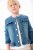 Boboli παιδικό denim jacket με βολάν – 208156 Denim Blue Σκούρο