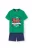Boboli παιδικό σετ μπλούζα με letter print και σορτς (2 τεμάχια) – 508205 Πράσινο Σμαραγδί