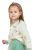 Energiers Πλεκτή ζακέτα με ανάγλυφη πλέξη και κέντημα για κορίτσι ΕΚΡΟΥ 15-123302-6