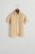 Gant παιδικό λινό πουκάμισο κοντομάνικο με τσέπη και λογότυπο – 830431 Μπεζ