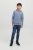 JACK & JONES παιδικό βαμβακερό τζην παντελόνι μονόχρωμο με logo patch Slim fit – 12237499 Denim Blue