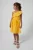 Mayoral παιδικό βαμβακερό φόρεμα με κεντημένο σχέδιο και άνοιγμα στο πλάι – 6963 Κίτρινο