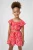 Mayoral παιδικό σετ ρούχων με cropped τοπ και φούστα με all-over print (2 τεμάχια) – 6966 Πορτοκαλί