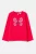 OVS βρεφική μπλούζα βαμβακερή μονόχρωμη με butterfly και flowers print – 001986382 Κόκκινο