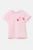 OVS βρεφικό T-shirt βαμβακερό μονόχρωμο με contrast dragonfly print και faux τσέπη – 001986760 Ροζ