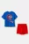 OVS βρεφικό σετ ρούχων με T-shirt με Spidey print και σορτς μονόχρωμο (2 τεμάχια) – 002036911 Μπλε