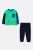 OVS βρεφικό σετ ρούχων με μπλούζα φούτερ με τριχρωμία και παντελόνι φόρμας (2 τεμάχια) – 001966564 Πράσινο