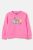 OVS παιδική βαμβακερή μπλούζα φούτερ με letter print μπροστά – 001962685 Ροζ
