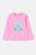 OVS παιδική μπλούζα βαμβακερή με print, απλικέ rhinestones και glitter λεπτομέρειες – 001985556 Ροζ