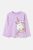 OVS παιδική μπλούζα βαμβακερή μονόχρωμη με unicorn print με glitter – 001962746 Λιλά