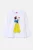 OVS παιδική μπλούζα μονόχρωμη βαμβακερή με Disney’s Snow White print και rhinestones – 001984295 Λευκό