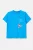 OVS παιδικό T-shirt βαμβακερό μονόχρωμο με τσέπη και contrast prints – 002035421 Γαλάζιο