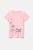 OVS παιδικό T-shirt μονόχρωμo με contrast prints – 002017981 Ροζ