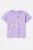 OVS παιδικό T-shirt μονόχρωμο βαμβακερό με butterfly print και lettering – 002006955 Λιλά