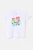 OVS παιδικό T-shirt μονόχρωμο βαμβακερό με heart-shaped flower print – 002017936 Λευκό