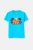 OVS παιδικό T-shirt μονόχρωμο με print και lettering – 002056985 Γαλάζιο
