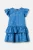 OVS παιδικό denim φόρεμα μονόχρωμο με all-over flower print και βολάν – 002006927 Denim Blue