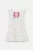 OVS παιδικό midi φόρεμα με κεντήματα και all-over print – 002046731 Λευκό