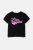 OVS παιδικό βαμβακερό T-shirt μονόχρωμο με contrast print – 002017950 Μαύρο
