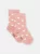 Βρεφικές Κάλτσες για Κορίτσια Ροζ Hearts – ΡΟΖ