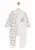 Βρεφικό φορμάκι Cimpa με μακρύ μανίκι και κλειστό ποδαράκι 101 Dalmatians off white DL21438-Λευκό