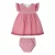 Βρεφικό φόρεμα με ασορτί εσώρουχο για κορίτσι (6-18 μηνών) | ΑΝΟΙΧΤΟ ΡΟΖ