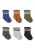Κάλτσες βρεφικές από οργανικό βαμβάκι Biorganic Stripes Colors 6 Τεμ. BRG6008-Πολύχρωμο