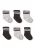Κάλτσες βρεφικές από οργανικό βαμβάκι Biorganic Stripes Colors 6 Τεμ. BRG6010-Πολύχρωμο