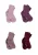 Κάλτσες παιδικές Pink & Purple Biorganic 4 Τεμ. 68387D