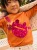 Παιδική Μακρυμάνικη Μπλούζα για Κορίτσια Orange Animal Print – ΚΑΦΕ