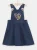 Παιδικό Τζιν Φόρεμα με Καρδούλα για Κορίτσια – ΜΠΛΕ