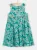Παιδικό Φόρεμα για Κορίτσια Blue Green Flowers – ΡΟΖ