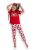 Πιτζάμα παιδική με μακρύ παντελόνι Hello Kitty Playful HK010K-Κόκκινο
