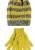 Σετ σκούφος με γάντια και κασκόλ Kitti για αγόρι με ρίγες K2960-09-Κίτρινο